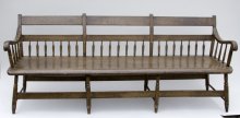Image of bench from Lincoln's home.