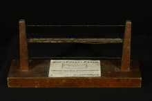 Image of patent model for barb fence.