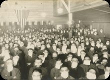 Image of Chanute Field in 1918 during flu epidemic.