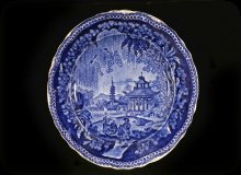 Image of “Palestine” refined earthenware plate.