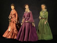 Image of wax figurines of outstanding Illinois women.