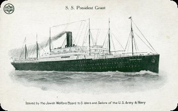 Image of S.S. President Grant postcard.