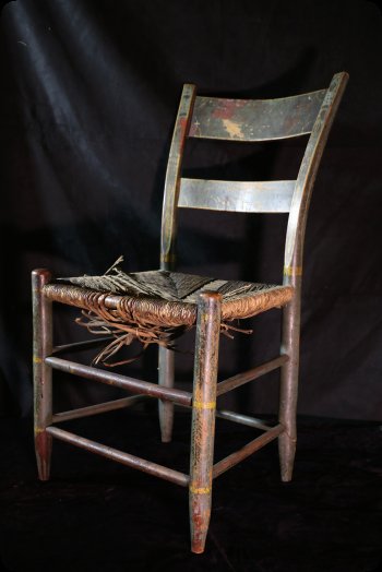 Rush-seat chair