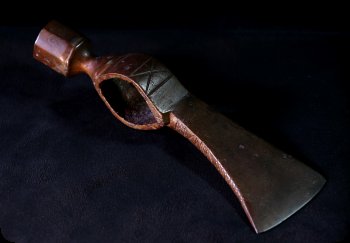 Image of Brass Tomahawk Pipe