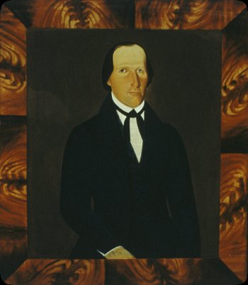Image of portrait of Mr. S. Vaughan, oil painting, Sheldon Peck, ca. 1845