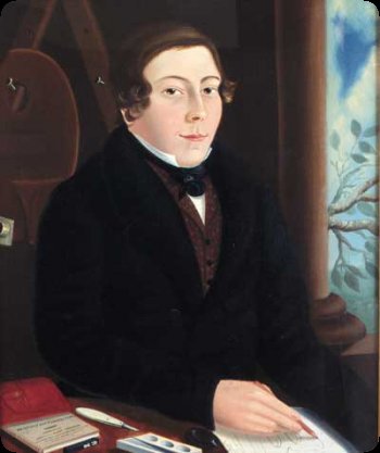 Image of Oil painting on canvas, Edward Richardson Jr., self-portrait