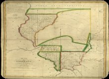 Image of 1818 Statehood Map.
