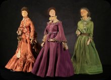 Image of wax figurines of outstanding Illinois women.