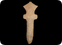 stone mace, approx. 7" tall, from southern Illinois