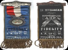 Image of Fidelity Lodge No. 54, I.A. of C.W. Fraternal Ribbon